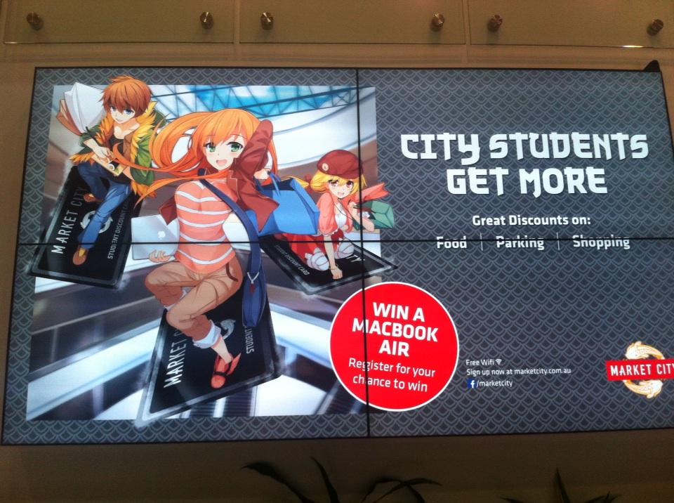 InvertMouse's tweet photo. Meh, just some ad for students. I left school years ag--wait anime drawings so could be interesting =O? #get_help http://t.co/zAOKPewfCs