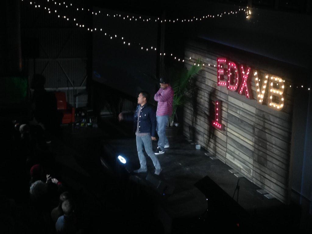 johnbates's tweet photo. It all started with a thought: I got somethin' to say... @dantebasco @therealshihan! #TEDxVB great job! http://t.co/vZpfZCLHjC