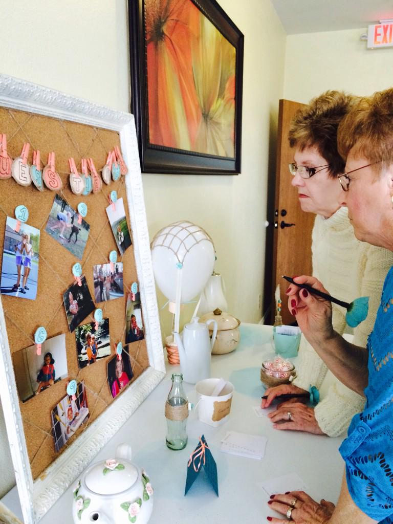 SSbysarah's tweet image. #bridalshower #wedding #peach #mint