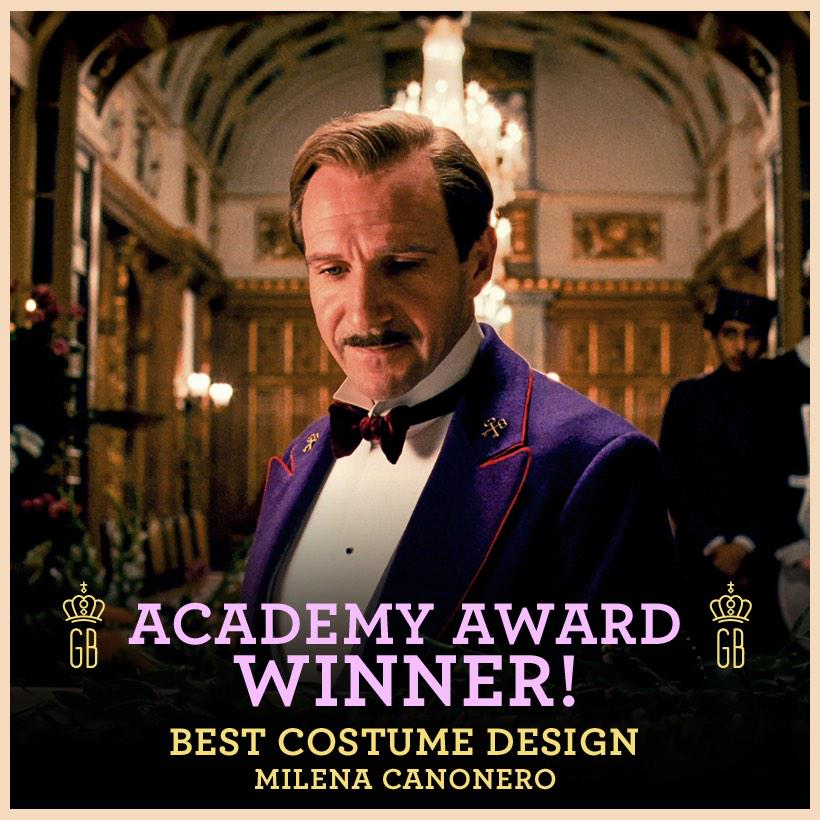 searchlightpics's tweet photo. Congratulations for Milena Canonero for her #Oscars2015 win for Best Costume Design! #TheGrandBudapestHotel http://t.co/IztGo2hsWA