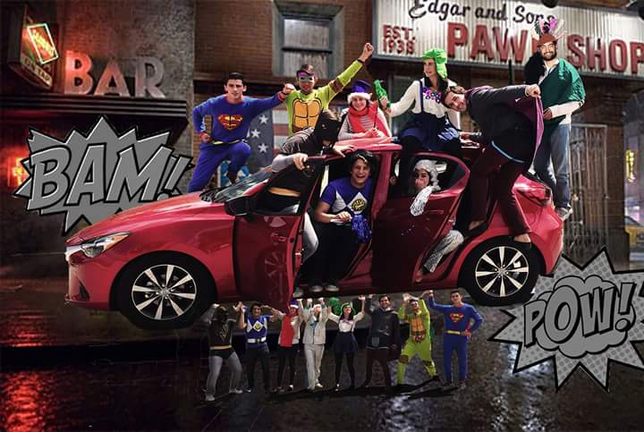 MazdaOficial's tweet photo. Todos somos héroes de alguna manera, y para el #RetoMazda2 llevamos el heroísmo al cuadrado: http://t.co/7mxBOx6EjU http://t.co/wHPh5gzvlZ