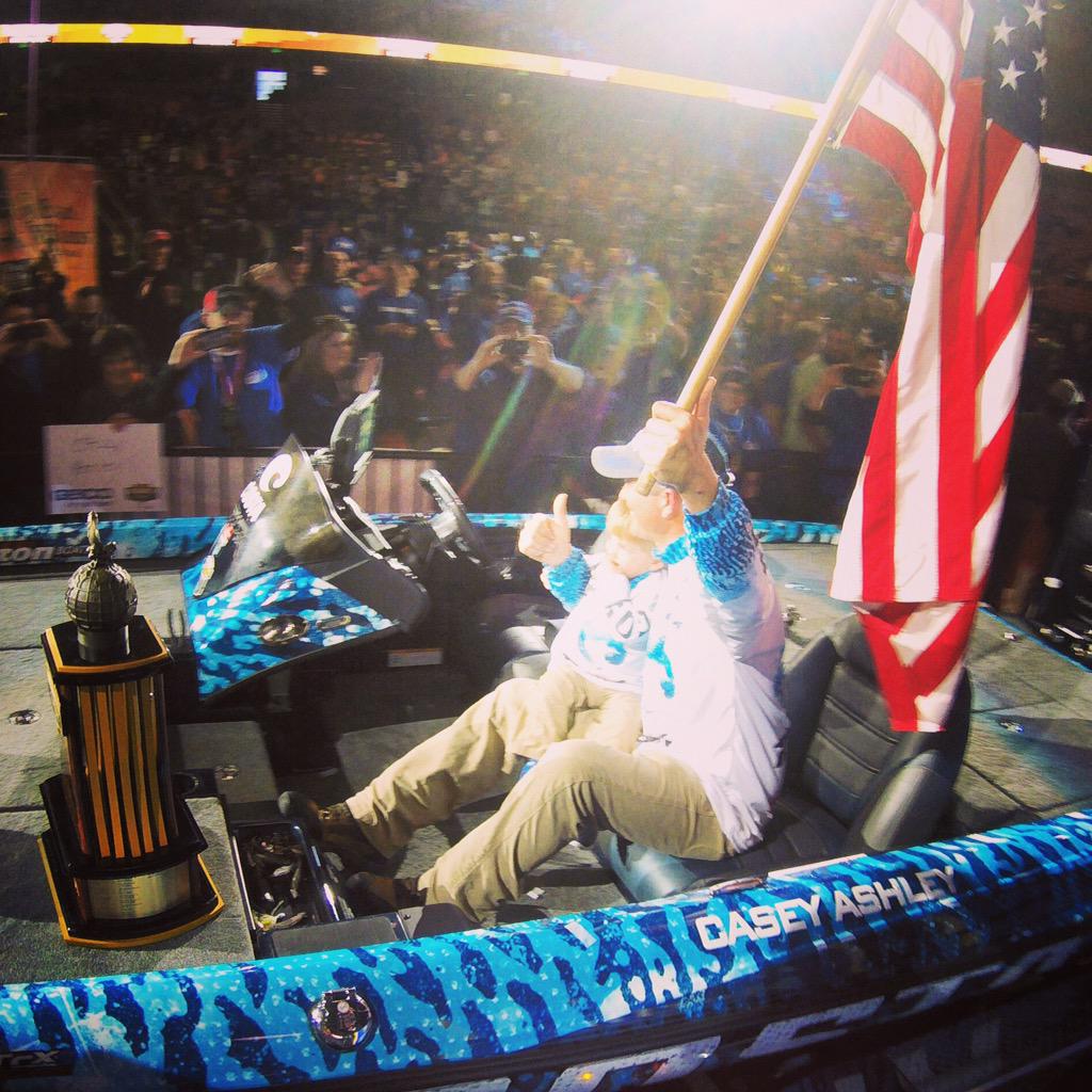 Congrats to Casey Ashley - the #2015BassMasterClassic Champion!