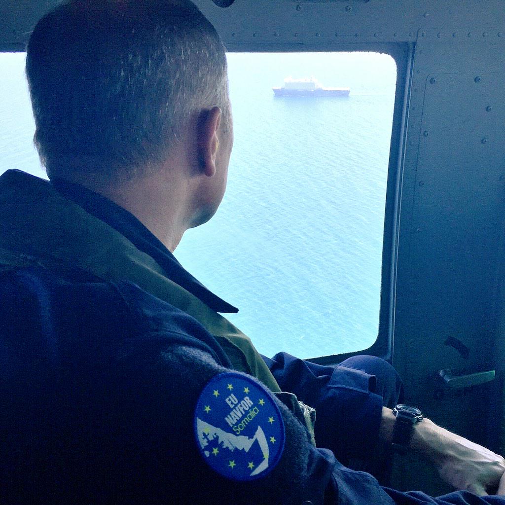 Force Commander #EUNAVFOR and Flag ship Johan de Witt #svfm