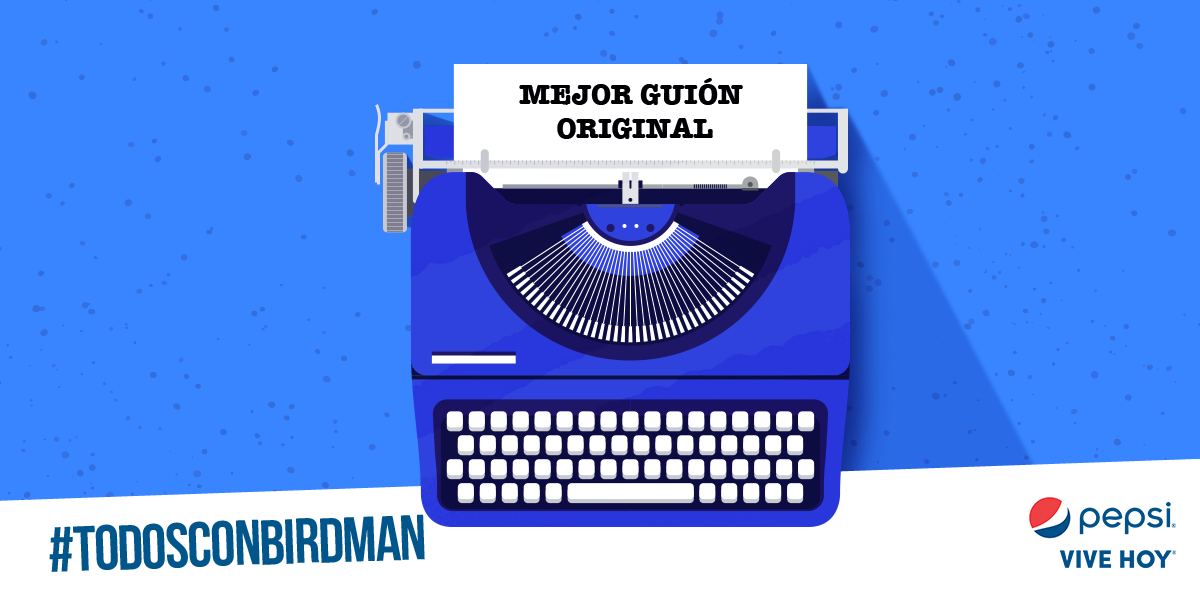 PepsiMEX's tweet photo. Sigue escribiendo historias con finales bañados en oro. Muchas felicidades. #TodosConBirdman http://t.co/moXKWuvCvn