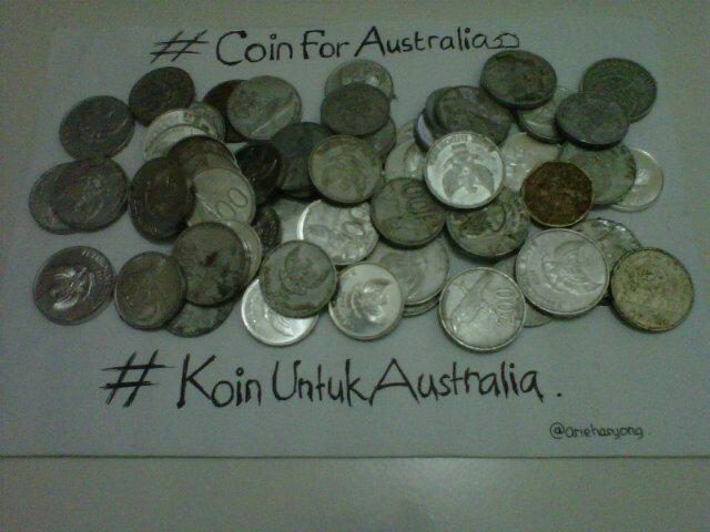 ariehasyong's tweet photo. Tsunami aid refund for Australia. Dont worry, we will pay back #CoinForAustralia #KoinUntukAustralia @TonyAbbottMHR http://t.co/sYqs8t1a46