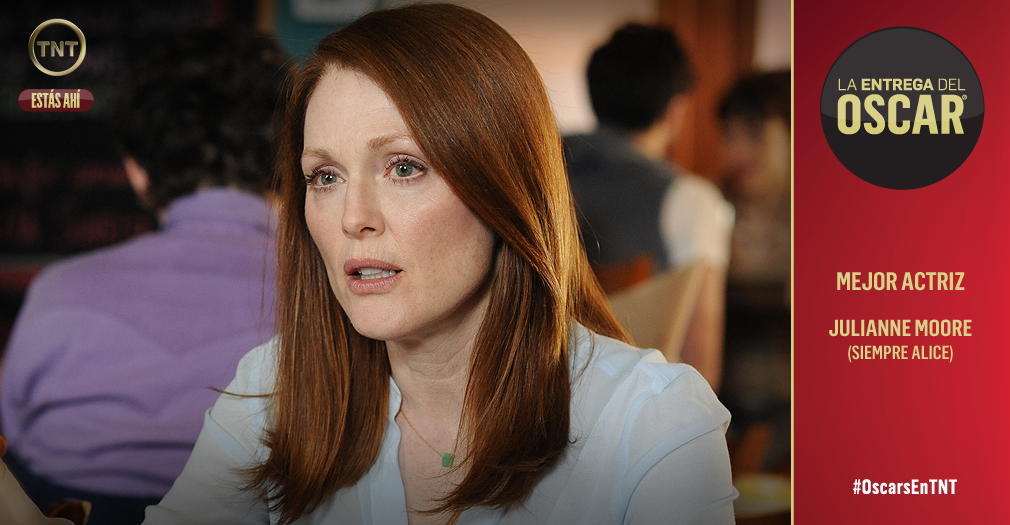 OscarsEnTNT's tweet photo. Premiadísima durante TODA #TemporadaDePremios por su excelencia. ¡¡MEJOR ACTRIZ JULIANNE MOORE en #OscarsEnTNT!! http://t.co/1mTVGpdeON