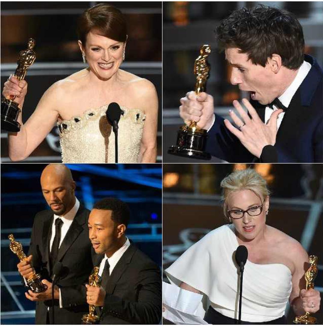 The #winners ✌
#acadmeyawards #Oscars2015
