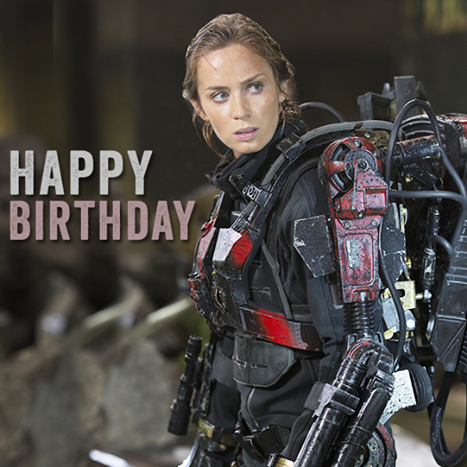 Wishing the Angel of Verdun, Emily Blunt a very happy birthday! 