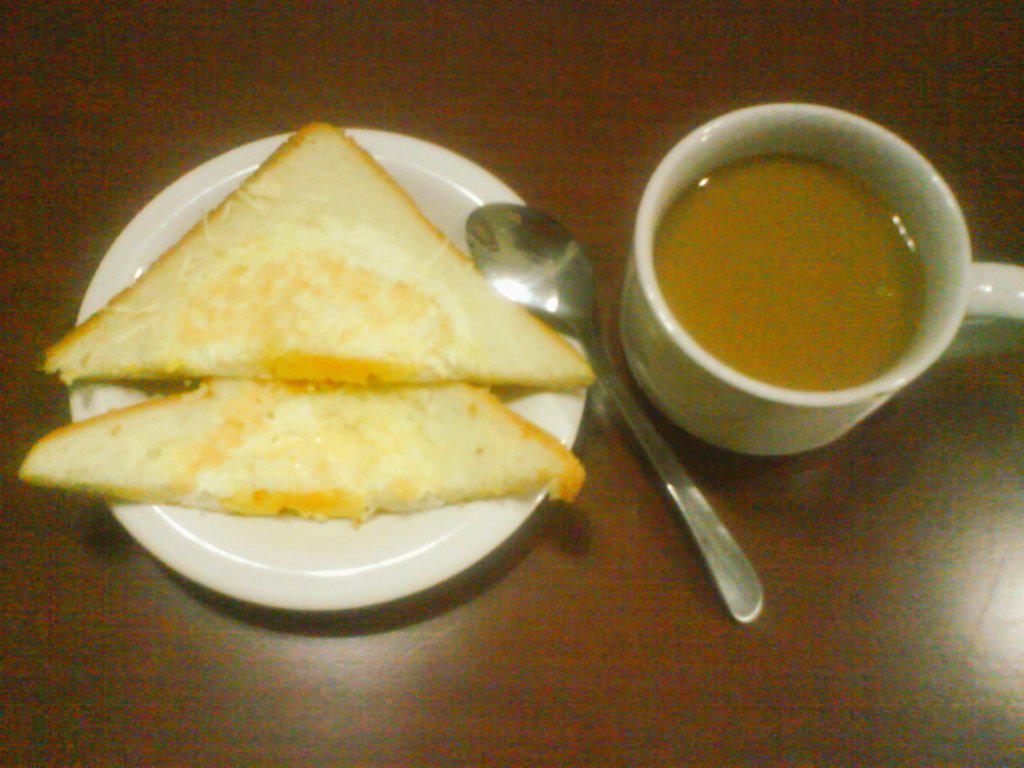 My fav 😋😍 #SandwichEgg #Cappucino