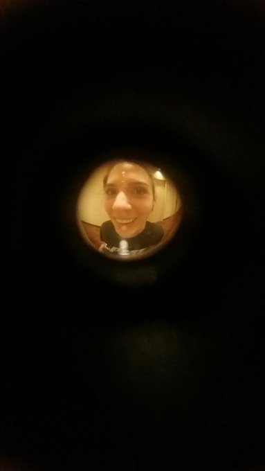 I was fooling around at the hotel... and they caught me in the peep hole 😂😂😂 http://t.co/Tyqnt1fsQy<a href="/tag/billsmafia"class="tags"><span>#billsmafia</span></a>