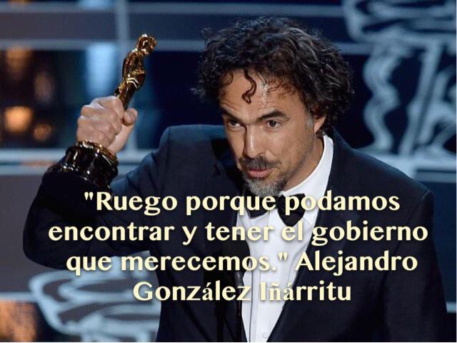 ElBetoBetuko's tweet image. #Ruego porque podamos encontrar y tener el gobierno que merecemos #Oscars2015 #AlejandroGonzalezInarritu
