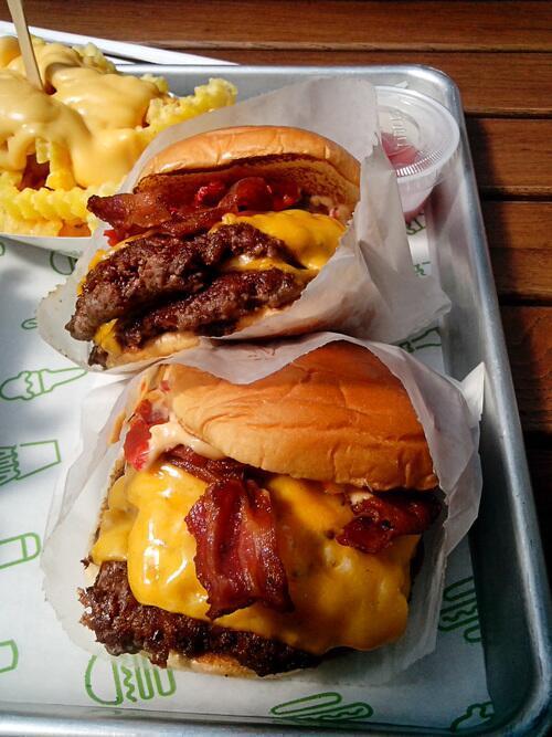 Bacon Burgers and Cheese Fries