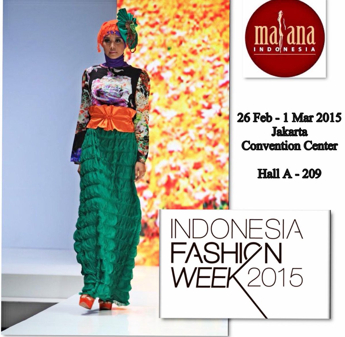 malanaINDONESIA's tweet photo. @malanaINDONESIA hadir kembali di @IndonesiaFW yg ke empat ini,26 Feb - 1 Mar 2015 di Hall A-209 c u malaner's.. 😘😘 http://t.co/j7QgRCyLCs