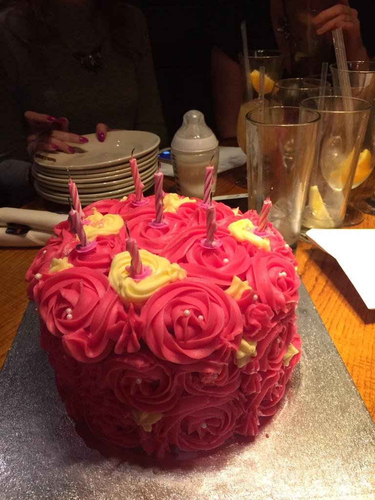 kirrane88's tweet photo. @loosewomen my lovely friend made my twin and I a birthday cake and brought it to our birthday meal. http://t.co/ekw1db6zix