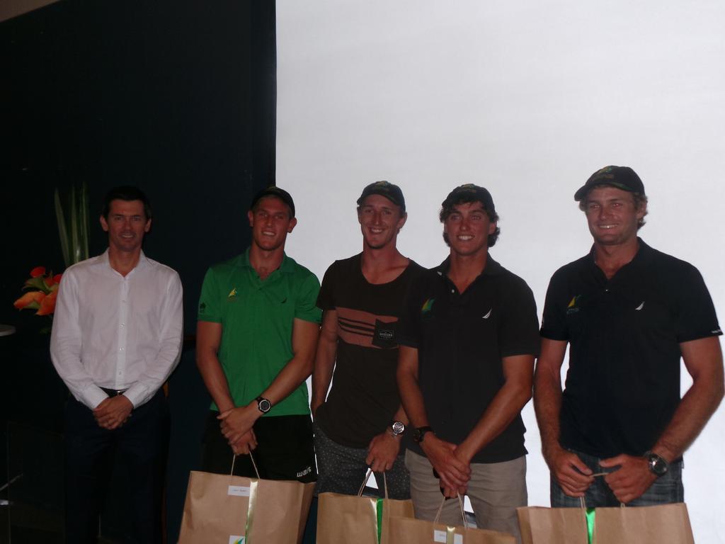 Olympic gold medallist Tom King welcomes our newbies to the #AusSailing Team #induction #goaus #roadtorio #worldbest