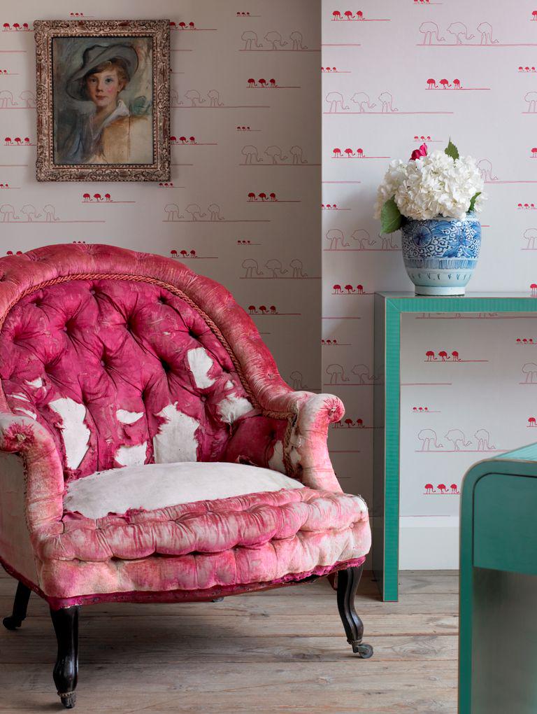 Let's start Monday off with a bang... here's our ostrich #wallpaper #design