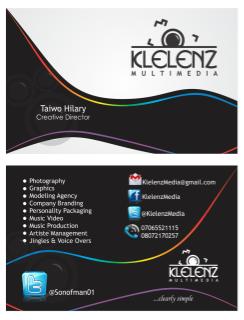 TaiwoHT's tweet photo. If NOT klelenzmedia den NOTHING...why? Bcos its Clean and Original. @klelenzmedia http://t.co/N7ZG2L7EkS