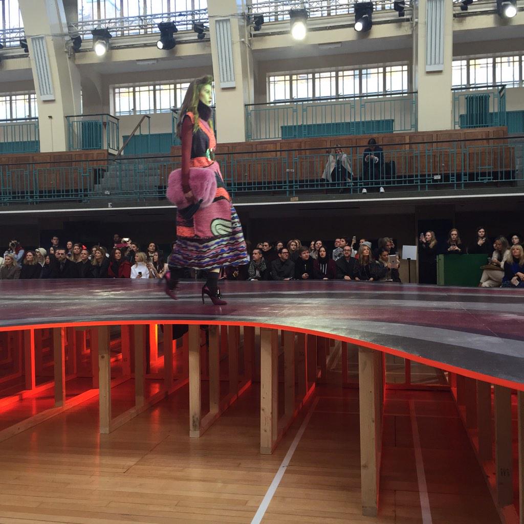 In the pink palette at #Roksanda