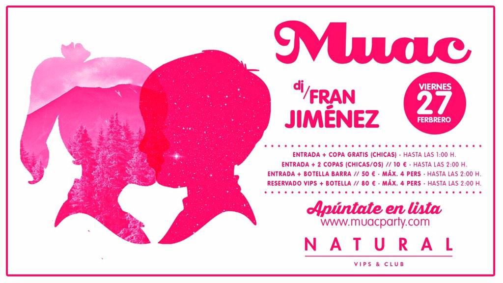 MUACPARTY's tweet photo. 🏆CONCURSO🏆

Solo con darle a RT
SORTEAMOS
RESERVADO + BOTELLA
✨VIERNES 27.FEB✨

MUAC💋 @NaturalVipsClub 

PARTICIPA
RT http://t.co/LsbpmYVPtz