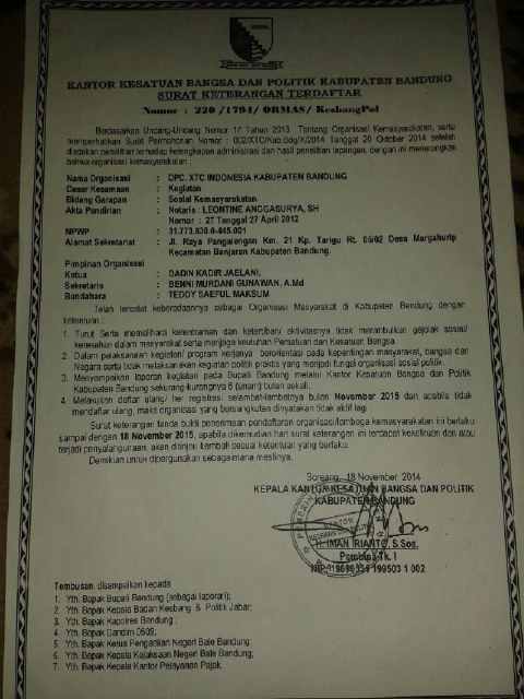 shi_ncan's tweet photo. Bukti nyata kami sebagai generasi muda bangsa Indonesia sbagai Organisasi yg Legal/say @TO_MetroTV @PRFMnews http://t.co/c7l4M9cz6S