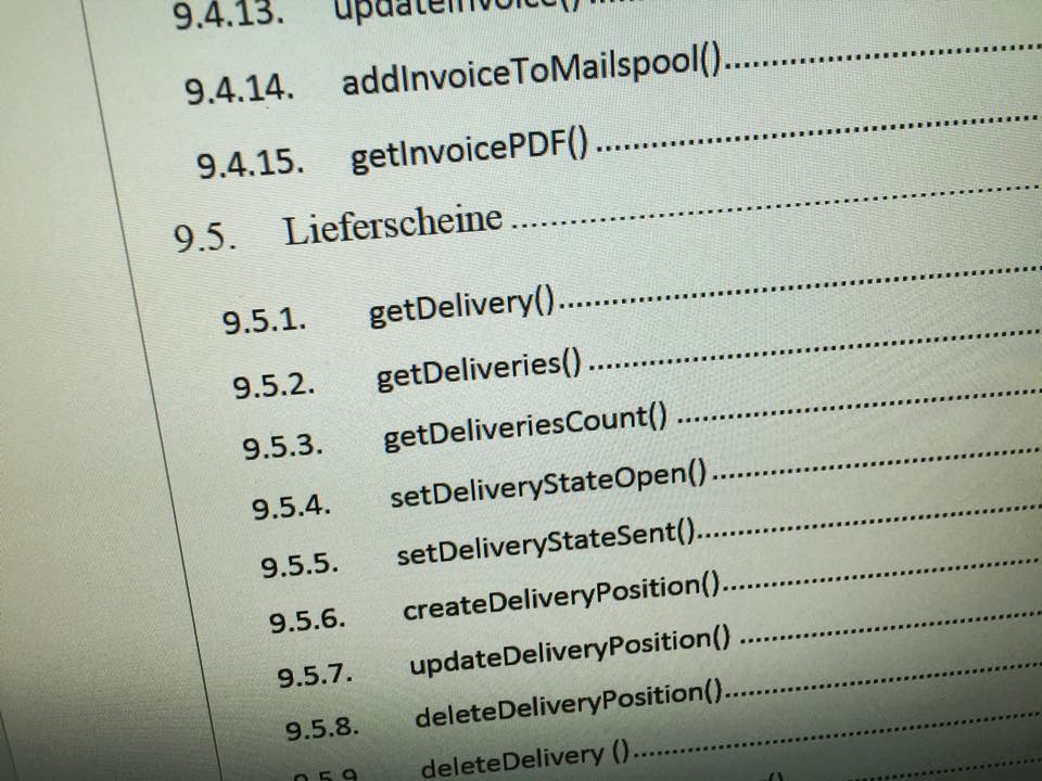 Letzte Vorbereitungen für die neuen gSales Funktionen "Lieferscheine" und "Auftragsbestätigungen".