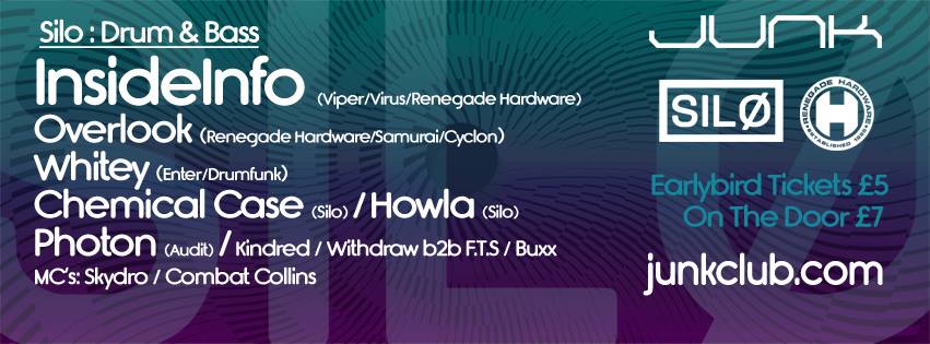8 days!!! @SILO_HQ 
make sure to grab tickets: bit.ly/1BFGNsh
#dnb #drumandbass #southampton #heavy