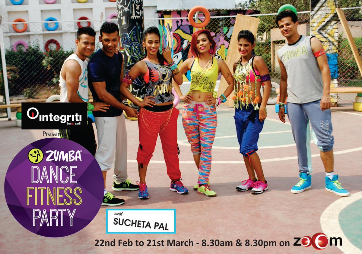 integritijeans's tweet photo. Check out the Zumba dance fitness party, presented by @integritijeans  on @ZoomTV ​ today at 8.30 p.m. #BeUrsefl http://t.co/dHhuHbT3F9