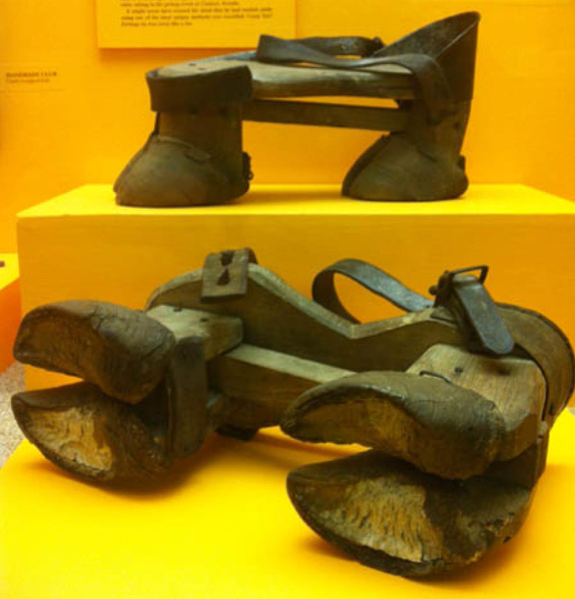 1920's American cattle rustler, J.R. 'Crazy Tex' Hazelwood, wore these incredible shoes to avoid being detected!