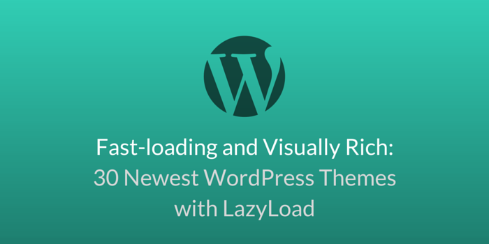 WebDesignAi's tweet photo. Fast-loading and Visually Rich: 30 Newest #WordPress #Themes with #LazyLoad
> http://t.co/UXDvEwqO0S http://t.co/cOC13q7SRI
