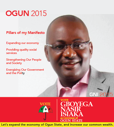 gboyeganisiaka's tweet photo. Our manifesto is built on 4 strong pillars namely:
1. Expanding our economy
#GNIBelieve .@GNIbelieve .@PdpNigeria http://t.co/tVBFTwHDFb