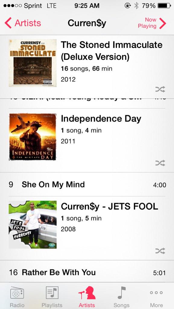 Sam_I_Am320's tweet photo. @CurrenSy_Spitta my Monday rotation.. This how long I been rockin #monthaftermonth http://t.co/qqfjGCIdyV