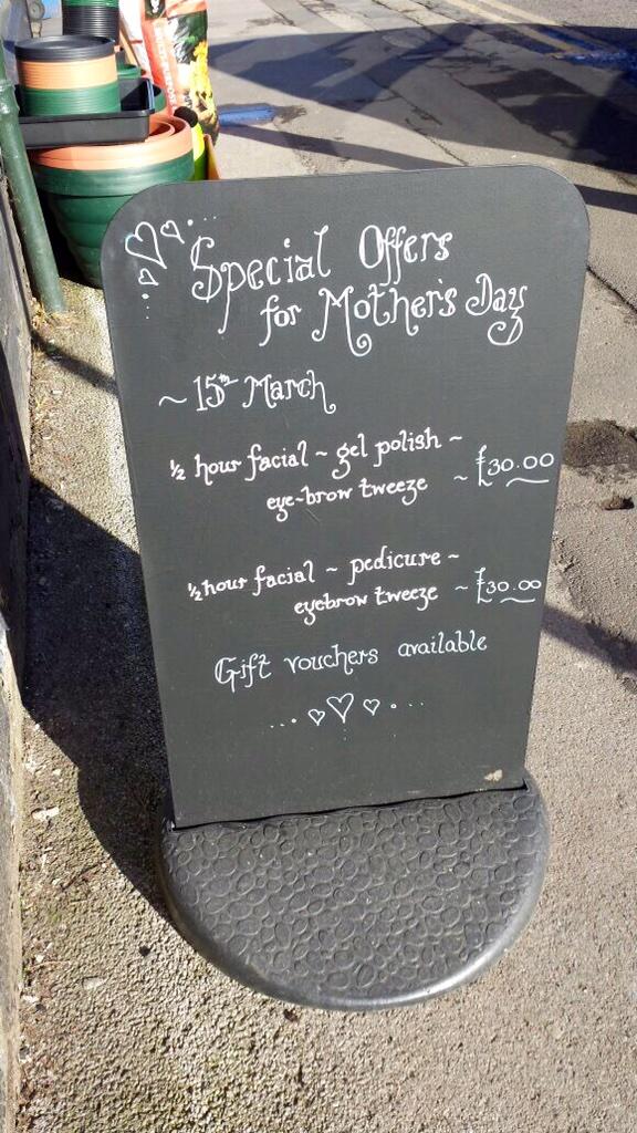 BeautyCareSheff's tweet photo. Mothers Day Special 2015 http://t.co/Ye0DXIKc5i