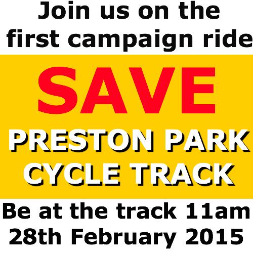 saveppct's tweet photo. PLEASE RETWEET THIS ! The Save Preston Park Cycle Track "SLOW RIDE" this Saturday at the track 11am Please join us ! http://t.co/yLNcRZDRp1