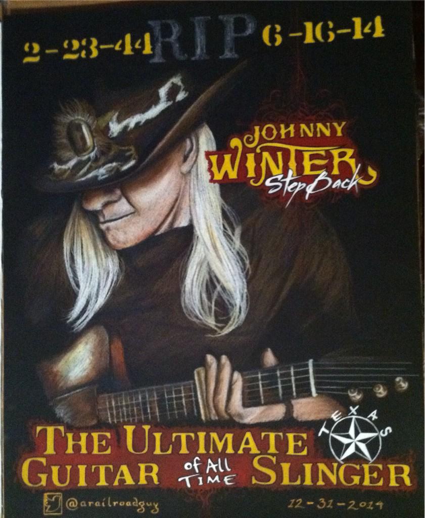 happy birthday to Johnny Winter  I Seen play Long beach arena quite a Few times. I gave it to Edgar 