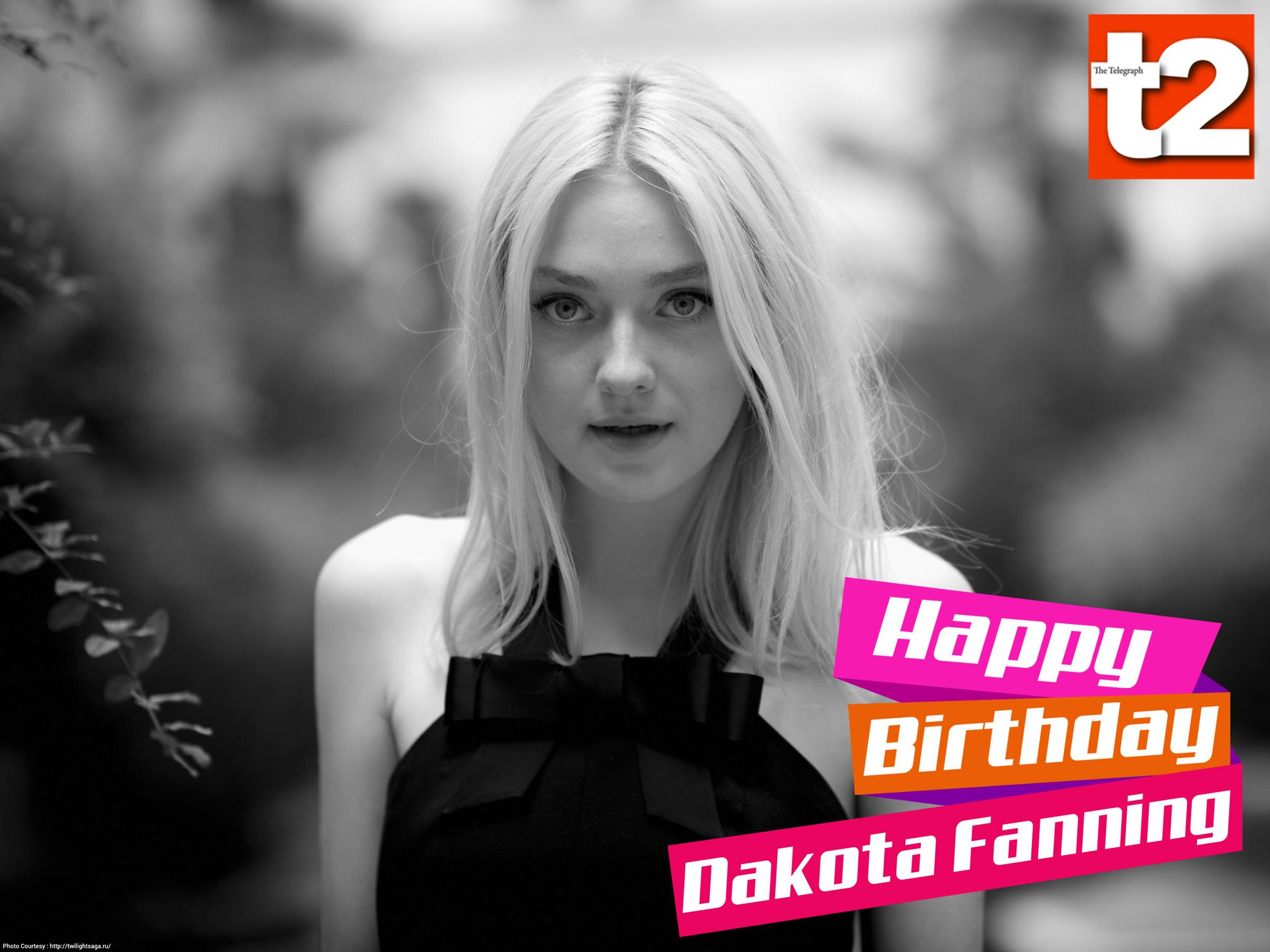 A girl after our own hearts!
Happy Birthday Dakota Fanning! 
