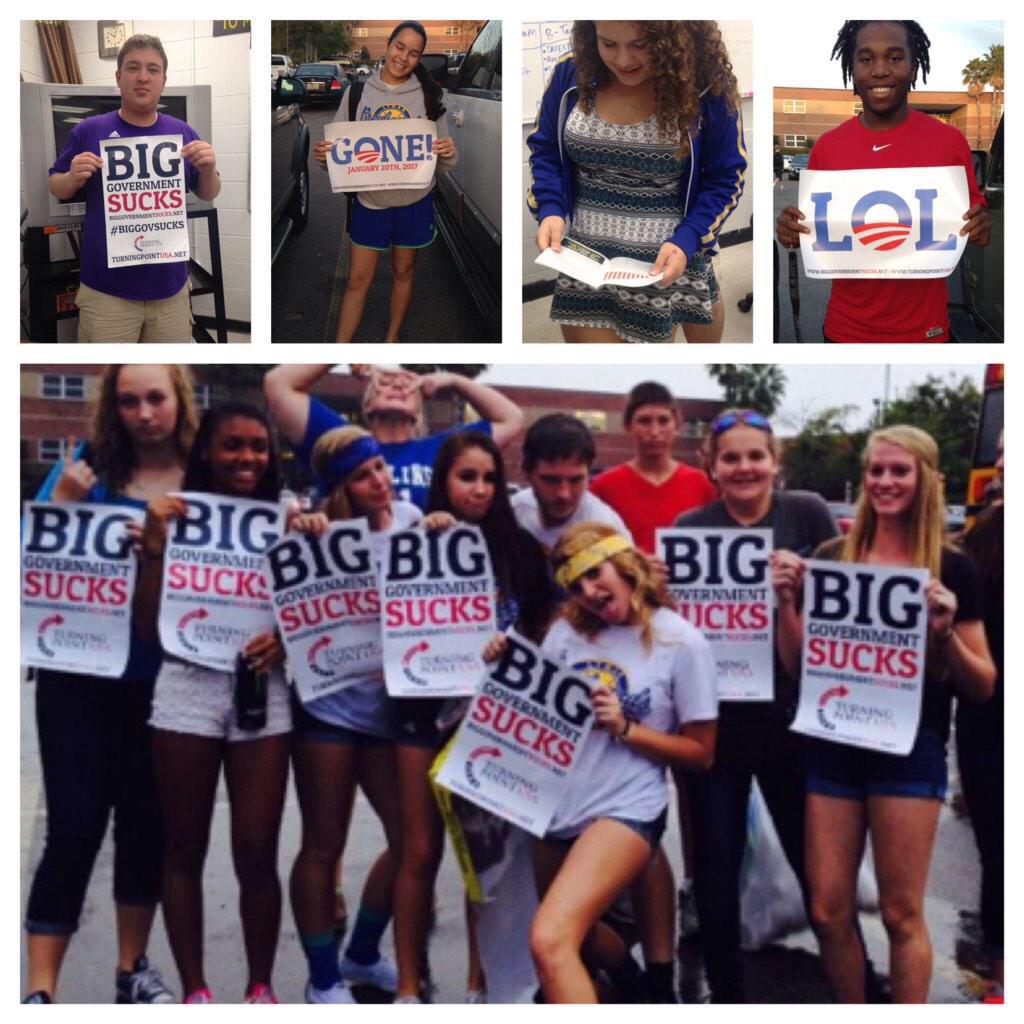 High school groups growing like gangbusters. #BigGovSucks