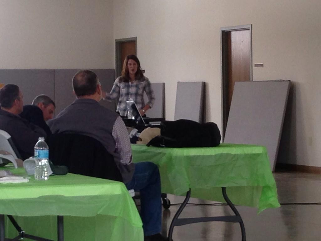 CPSNorthIndiana's tweet photo. Great Winter meeting at our Arcadia location! Dr. Kiersten Wise, telling us how to make the most out of fungicides! http://t.co/MiKE2VoaNt