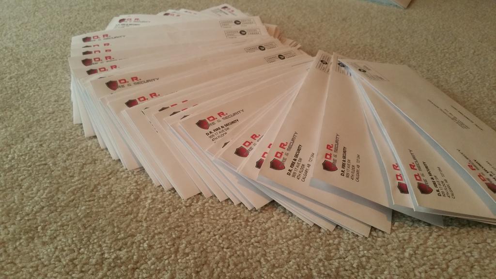 DRFireSecurity's tweet image. Watch out Alberta. Our first mail out is out the door! #fireflyer