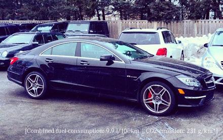 MercedesAMG's tweet photo. The dark and stormy #CLS63AMG has been spotted. Thanks for sharing, @MBGreenwich! #AMGandME http://t.co/5sGdPpOHSS
