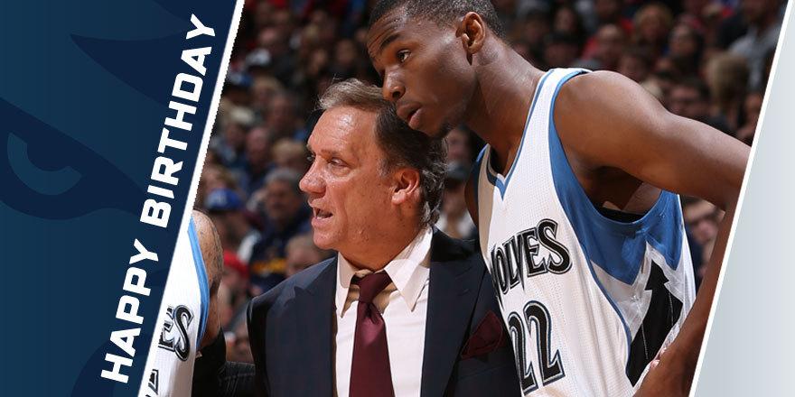 To help us wish Head Coach Flip Saunders and Andrew Wiggins a Happy Birthday! 