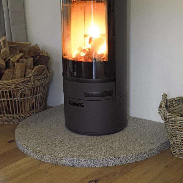 A #Cornish #Granite Threshold & Hearth, A #Travertine Bathtop and #Handcrafted #Serpentine Basin!