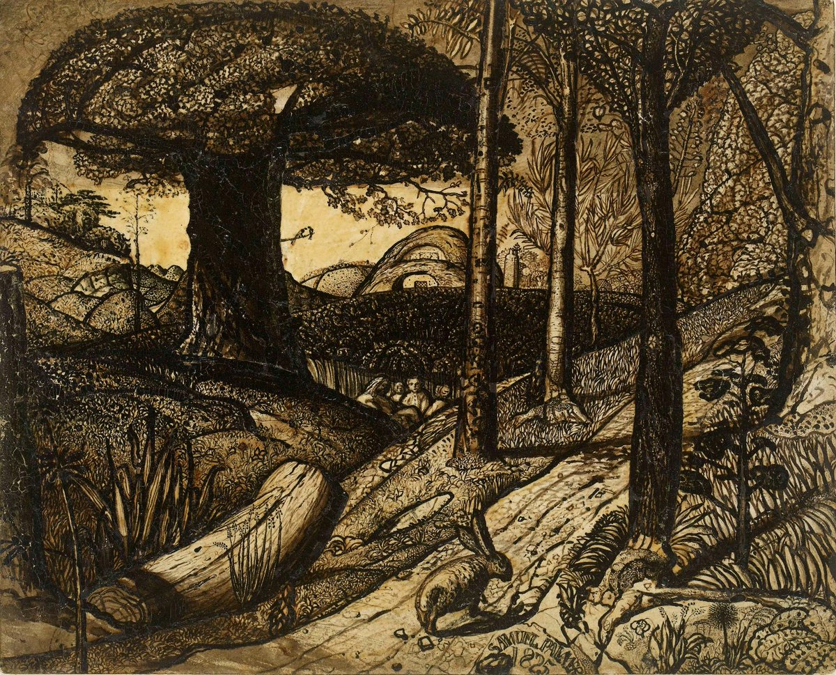 AshmoleanPress's tweet photo. Dan Pearson selected this Samuel Palmer as his favourite artwork for @Countrylifemag. Currently on show for #AshBlake http://t.co/79whMxMnPY