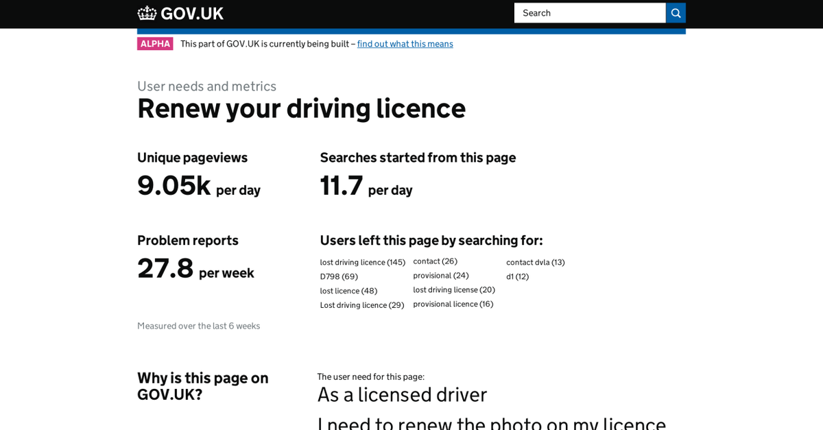 DesignUXUI's tweet photo. #goodux

"Gov.uk - if you add /info/ before a page url, you will see the metrics of that page" http://t.co/JdeFInP5Ar http://t.co/ghtffjwuO9