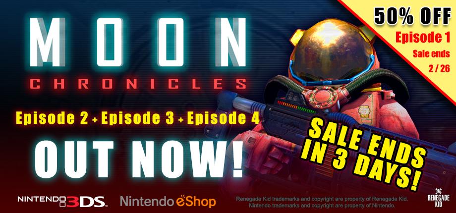 JoolsWatsham's tweet photo. Moon Chronicles 50% OFF sale ends in just 3 days! Buy Episode 1 for only $4.50 (usually $9). Do it. Do it now. #doit http://t.co/K4zle75ms7