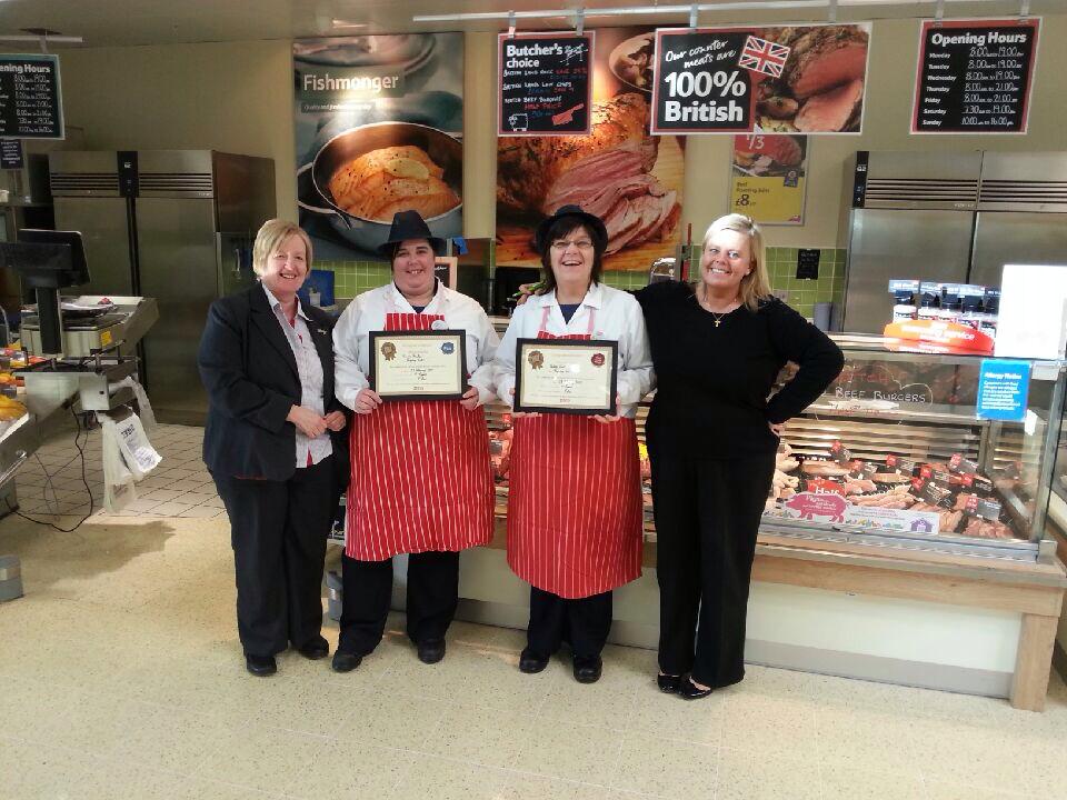Congratulations to Debbie&amp;Tammy on passing your Gold meat counters course! All your hard work paid off #experts