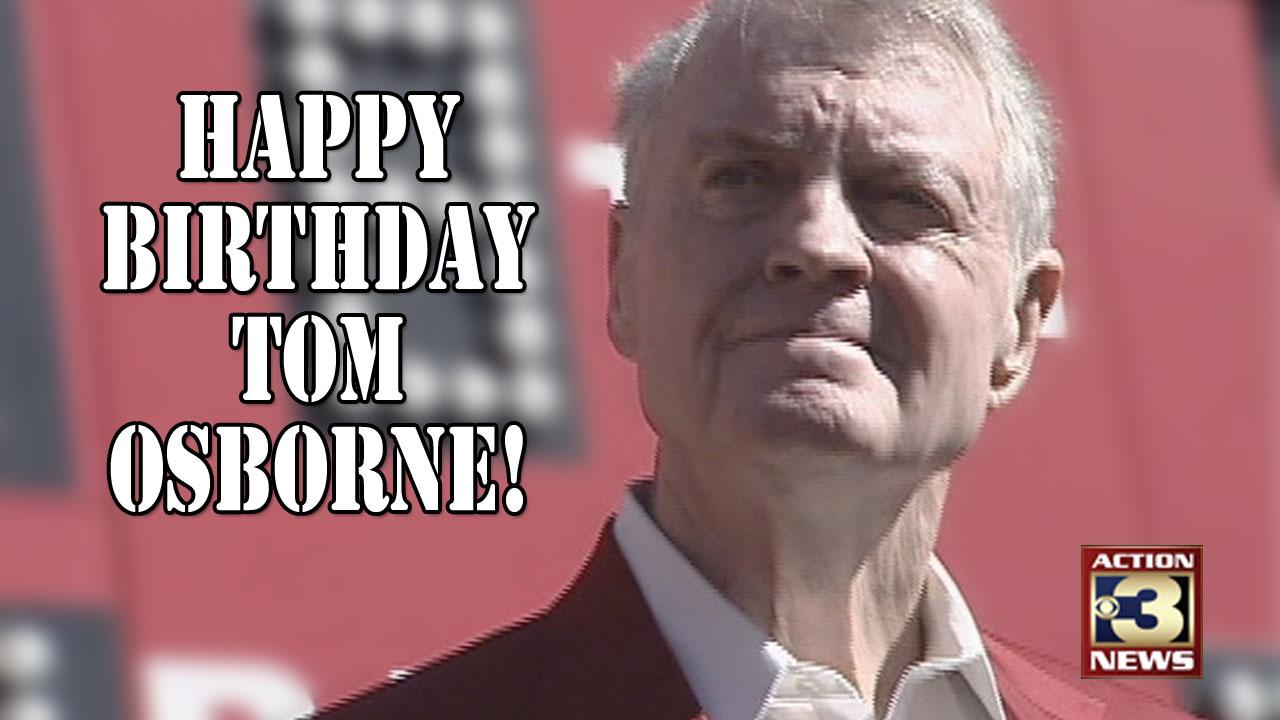 Sending birthday wishes to legendary coach Tom Osborne.  