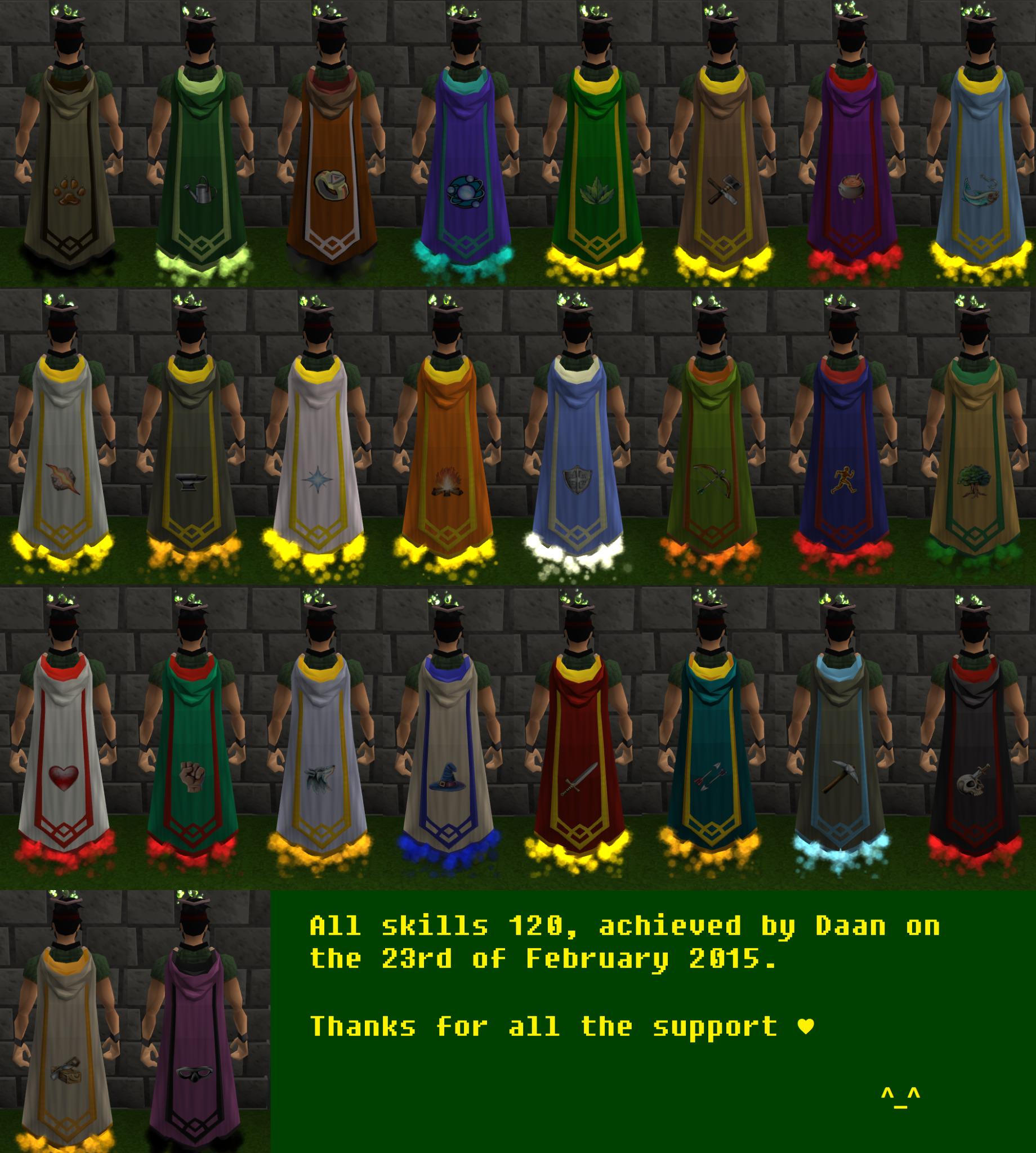 Daan on Twitter: "All master skill capes in achieved :D ...