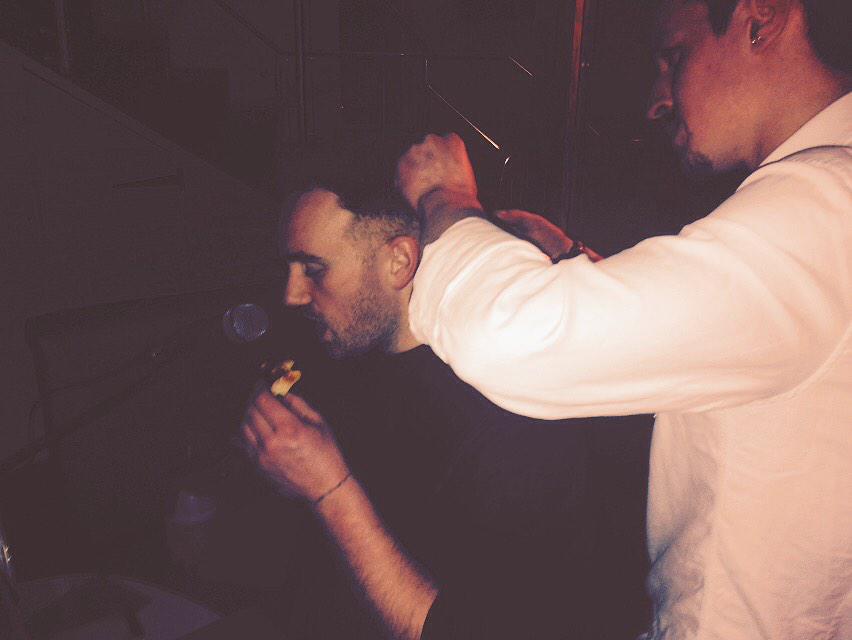 The quiz is in full flow at The Bowery and so is @fuzzyjumble hair with thanks to <a href="/thegentfox/">The Gentleman Fox</a> #quiz #pizza #hair