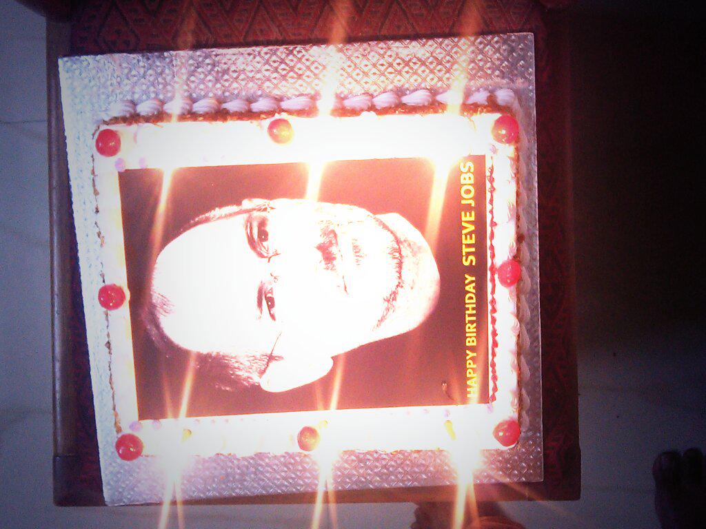 Glad to celebrate birthday of one of the most inspiring figure of my generation. Happy bday to you STEVE JOBS. 