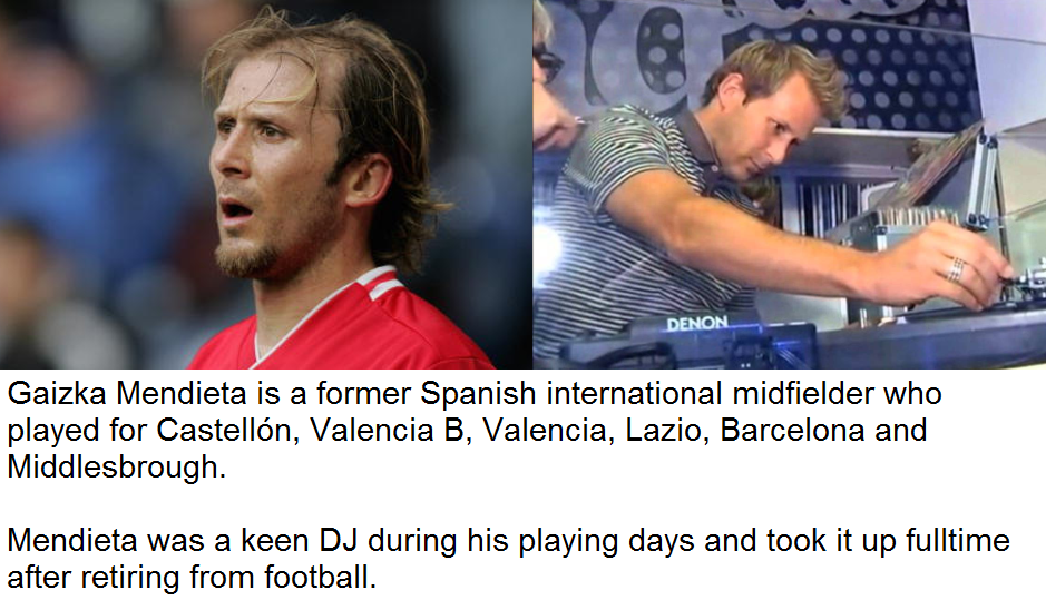 FinishedPlayers's tweet photo. Gaizka Mendieta - Now a DJ. http://t.co/n3YKaL8RoJ